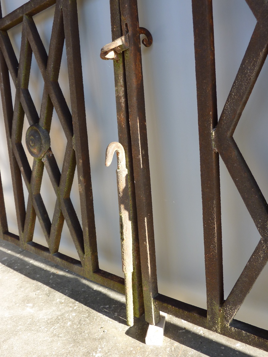 Pair Of Garden Gates Of Directoire Period-photo-2