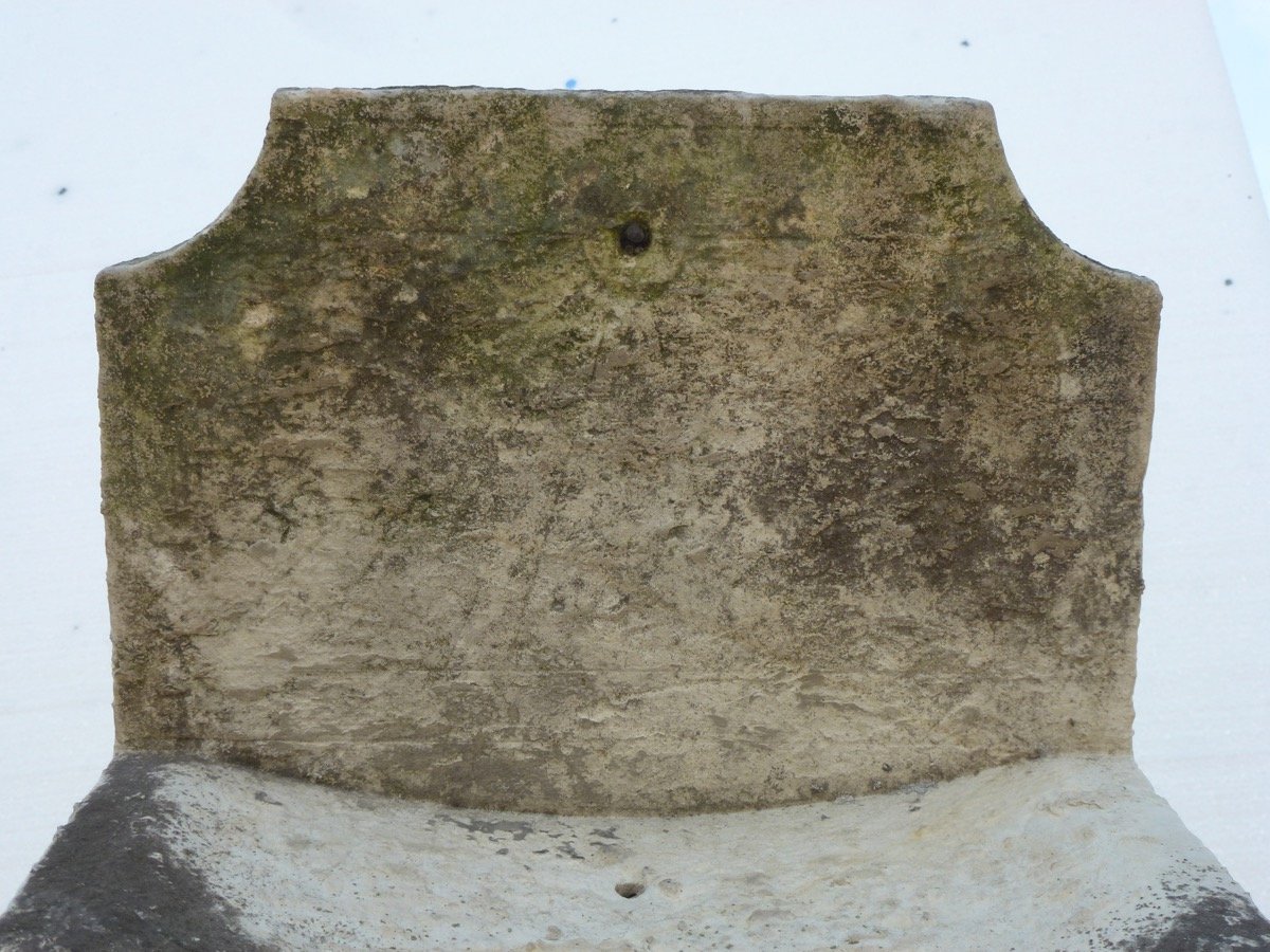 Sundial Or Gnomonic Block In XIXth Century Stone-photo-5