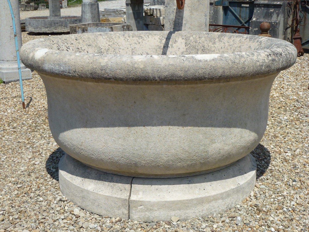 Stone Fountain From The Castle Of Sermezy-photo-2