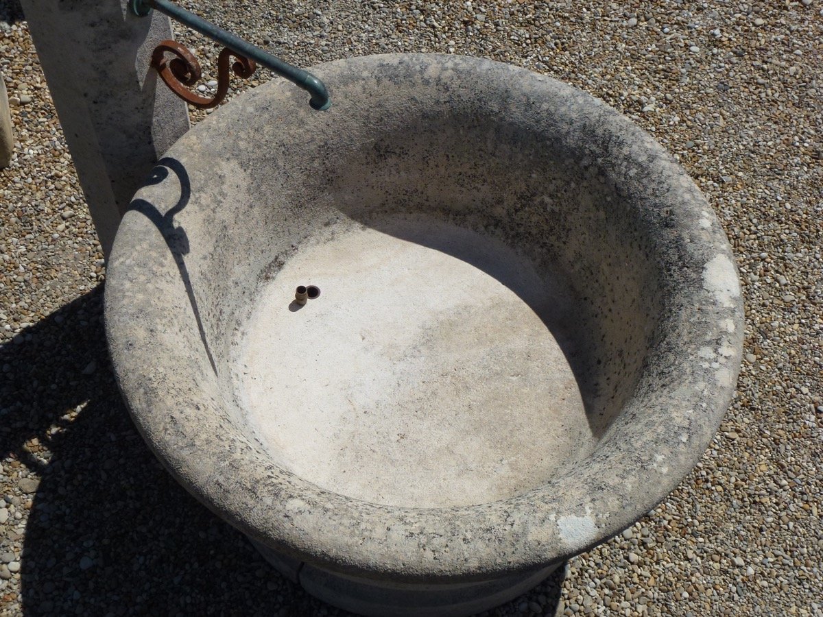 Stone Fountain From The Castle Of Sermezy-photo-6