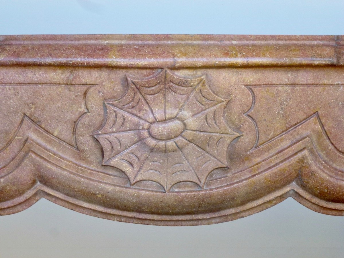 Fireplace Stone Of Corton Louis XV-photo-4