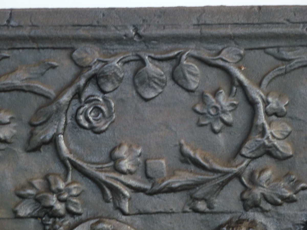 Louis XVI Period Fireplace Plate-photo-1