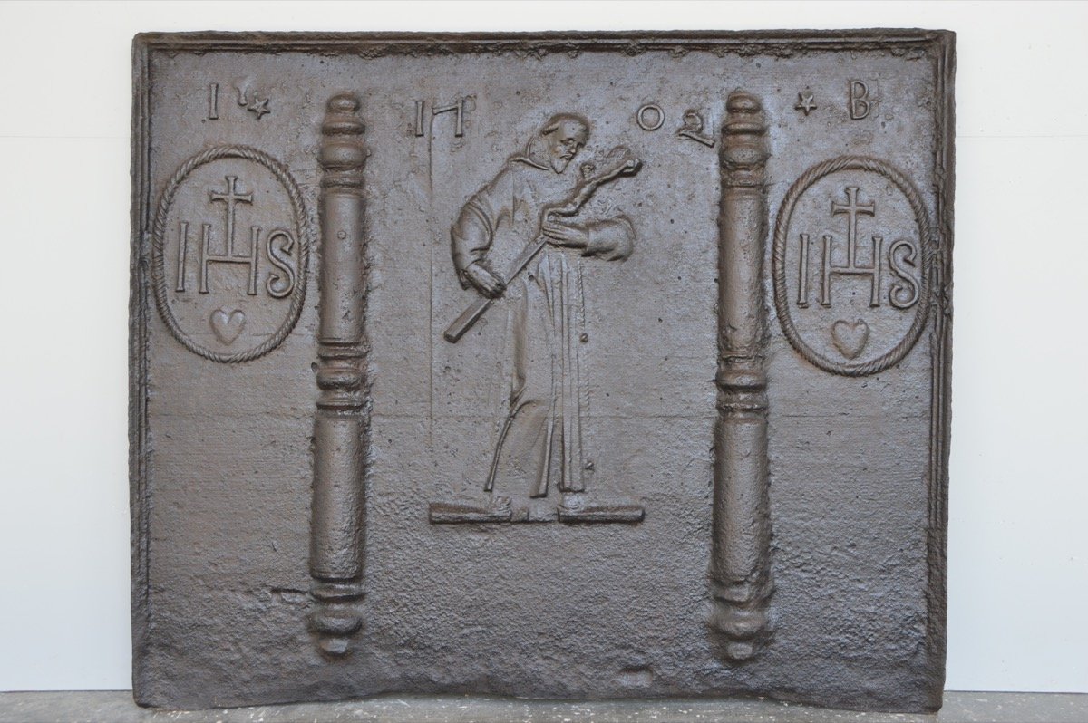 18th Century Saint Bruno Fireplace Plate