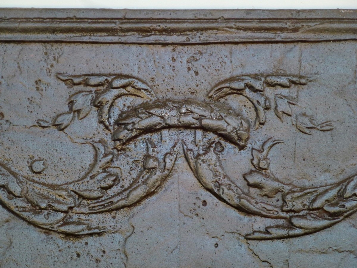 Louis XVI Period Fireplace Plate Iconography Of Greek Mythology-photo-4
