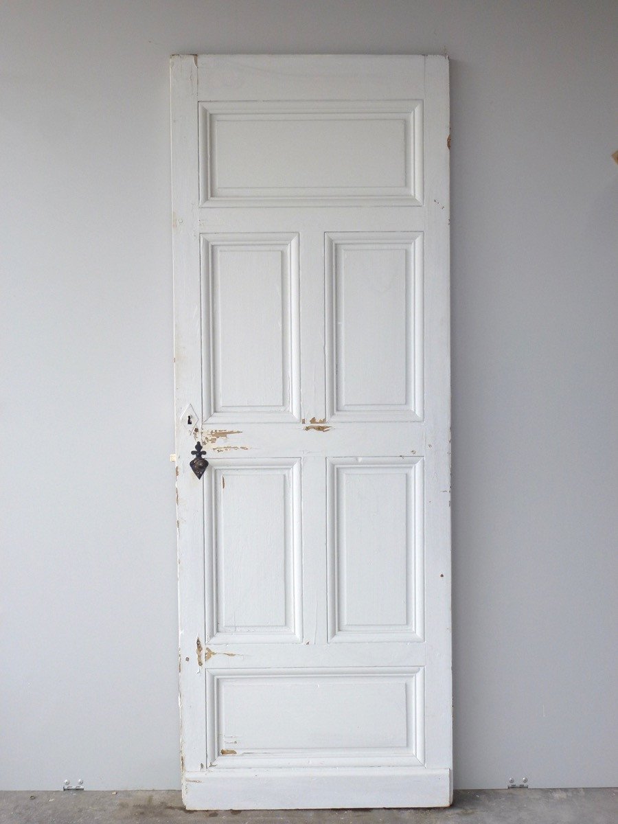 3 portes en pin à six panneaux-photo-1