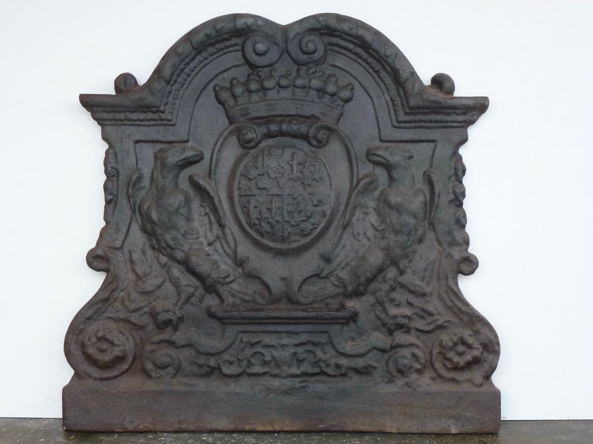 Fireback With The Arms Of Jerôme Phélypeaux De Pontchartrain (95x91 Cm)