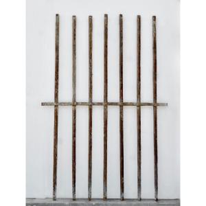 Wrought Iron Window Guards Dating From The 17th Century.