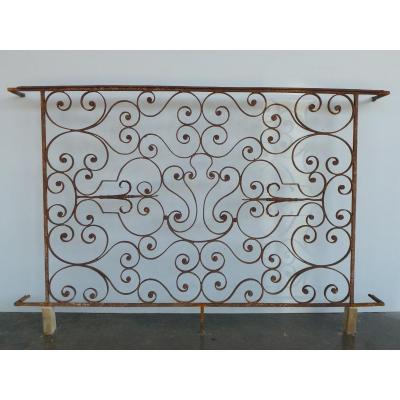 Pair Of 18th Century Wrought Iron Balcony Railings