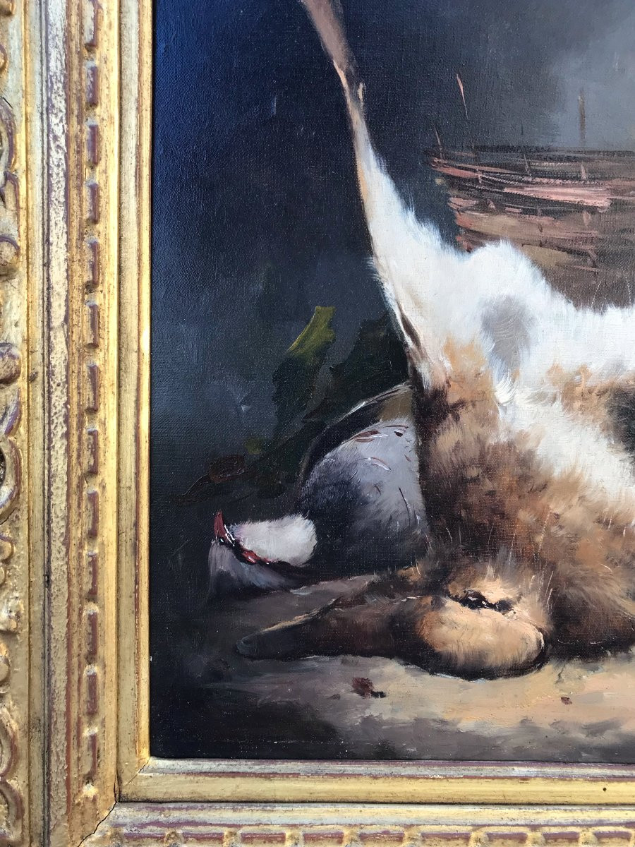 Raymond Casimir (1870-1965) - Still Life With Hare-photo-2