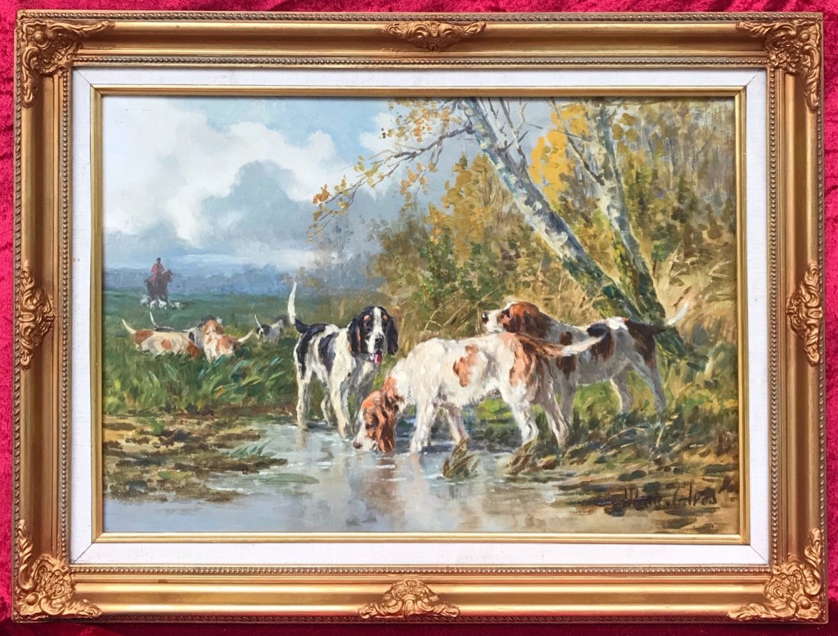 Marie-didiere  Calves (1883- 1957) - Chiens De Chasse