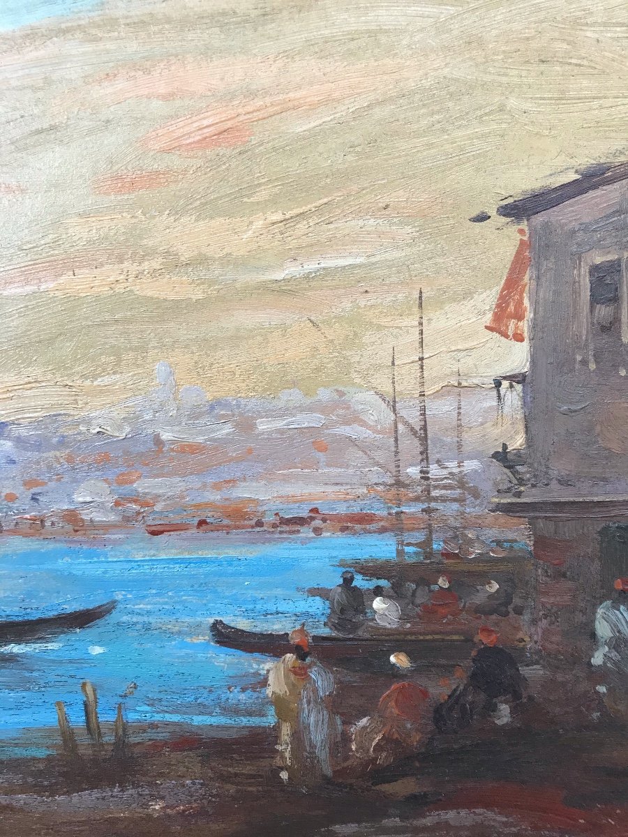 R. Lezeau - View Of Istanbul With Characters-photo-4