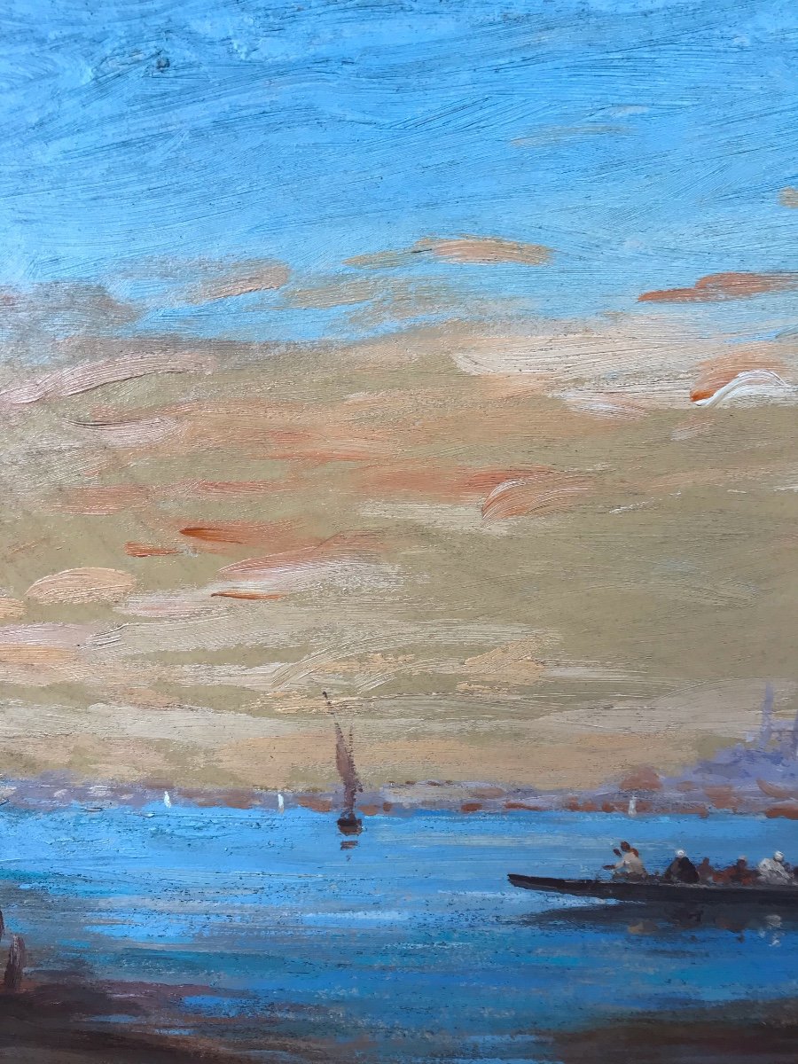 R. Lezeau - View Of Istanbul With Characters-photo-1