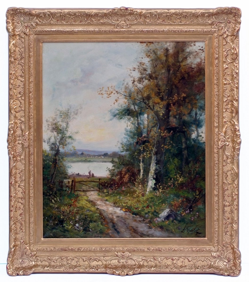 Morisot Edma (1839-1921) - Landscape Of Ile De France
