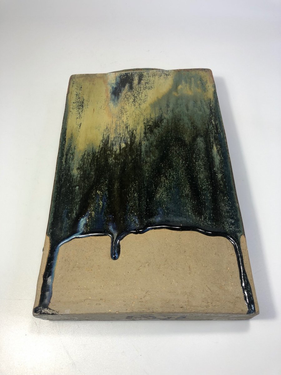 Aisaku Suzuki Large Stoneware Vase Circa 1972-photo-2