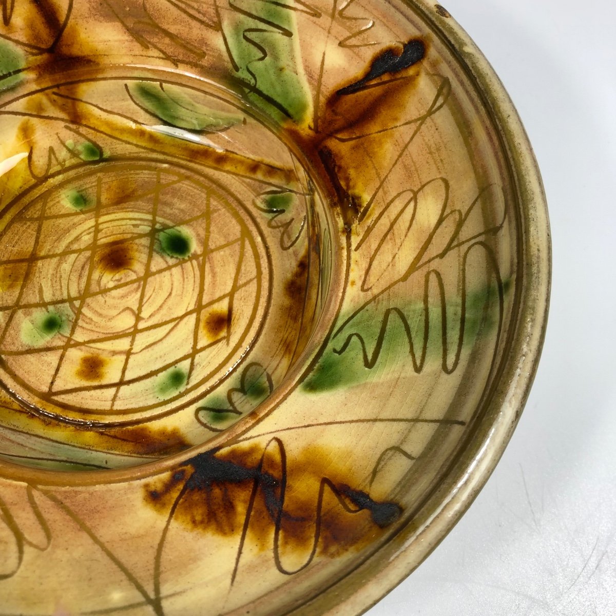 Gérard Lachens Signed Plate Ceramic-photo-4