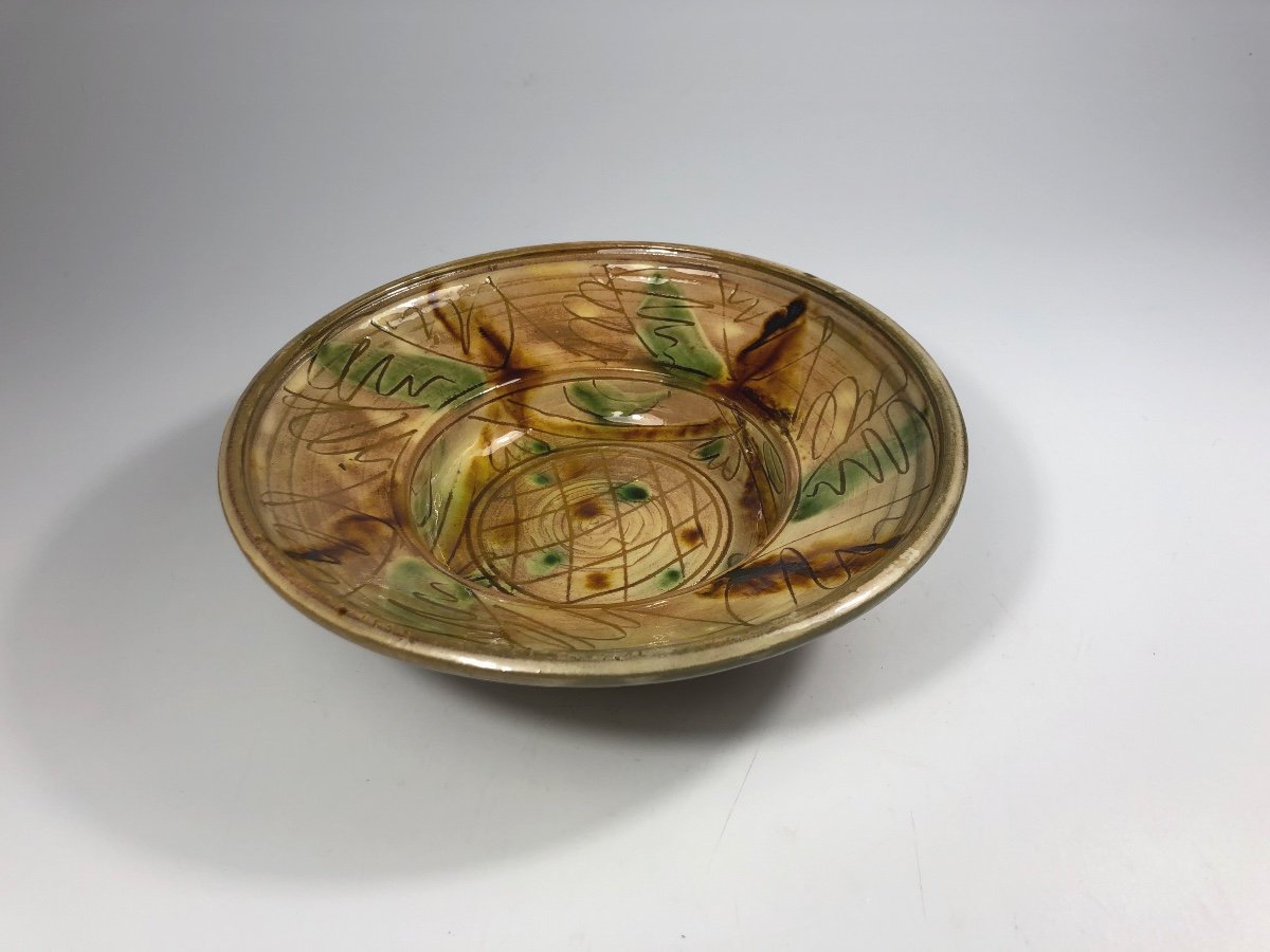 Gérard Lachens Signed Plate Ceramic