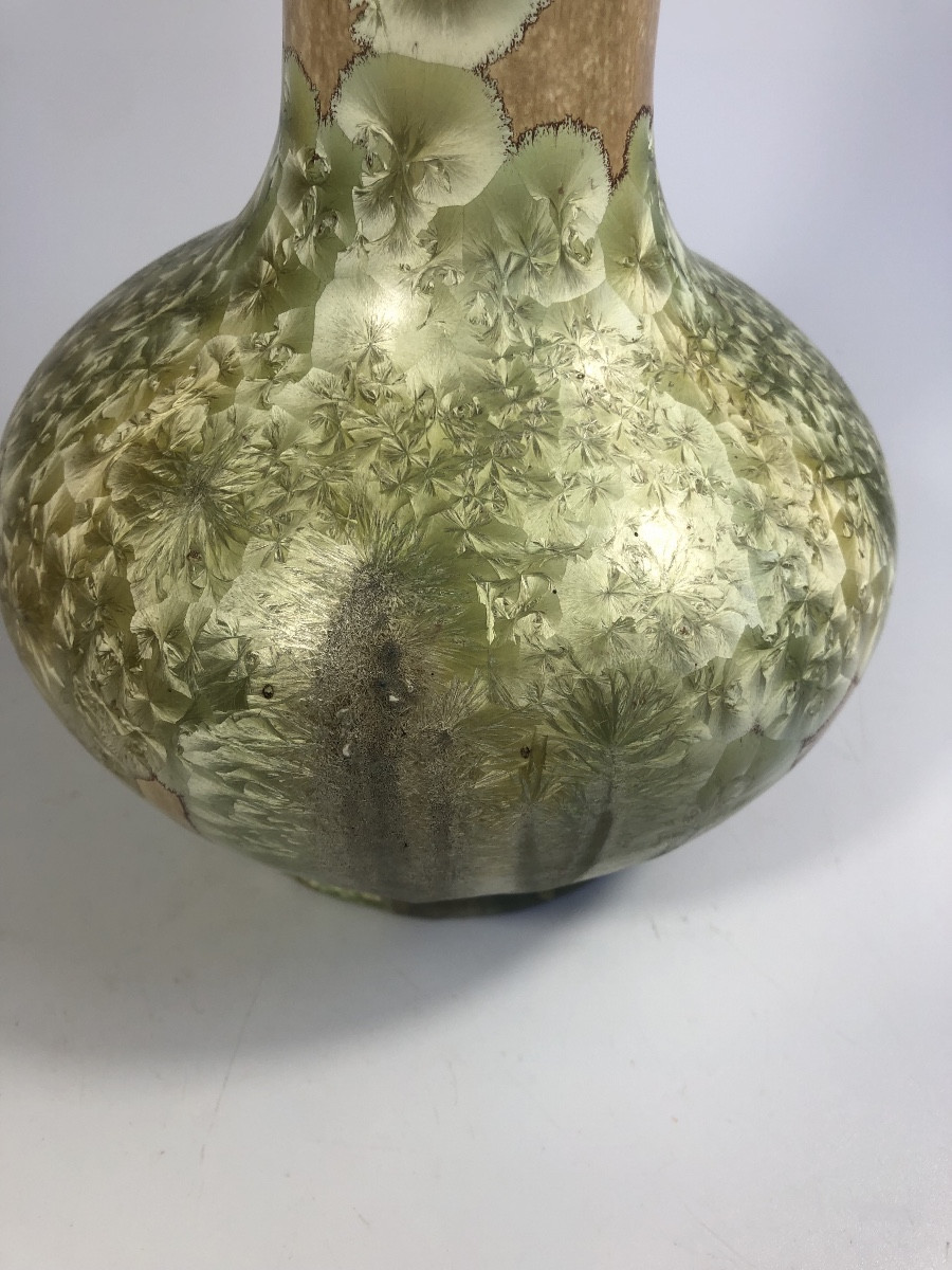 l'Hospied Large Art Nouveau Vase Golf Juan Ceramic-photo-2