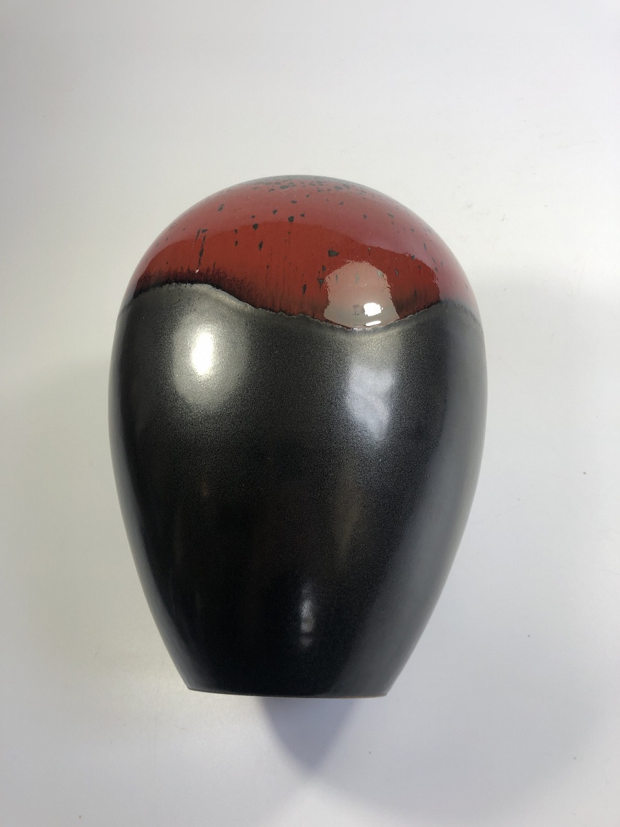 André Pelt Signed Ceramic Stoneware Vase 23 Cm-photo-3