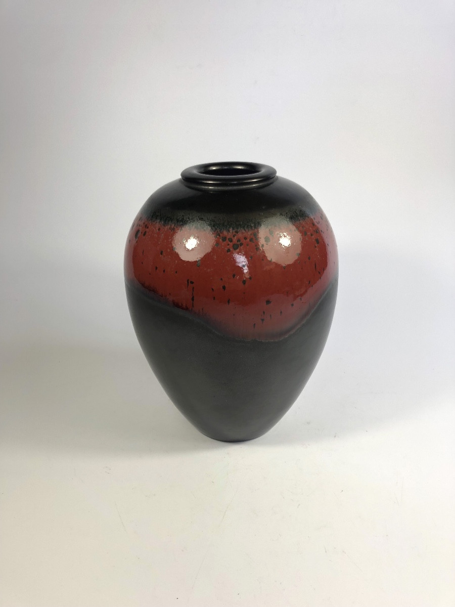 André Pelt Signed Ceramic Stoneware Vase 23 Cm