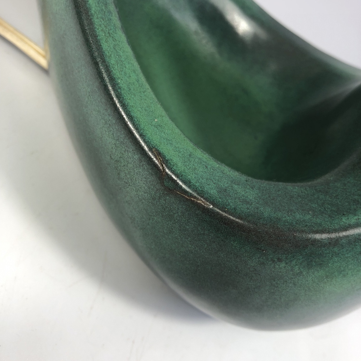 Jacques Blin pied de lampe zoomorphe céramique 1950-photo-3