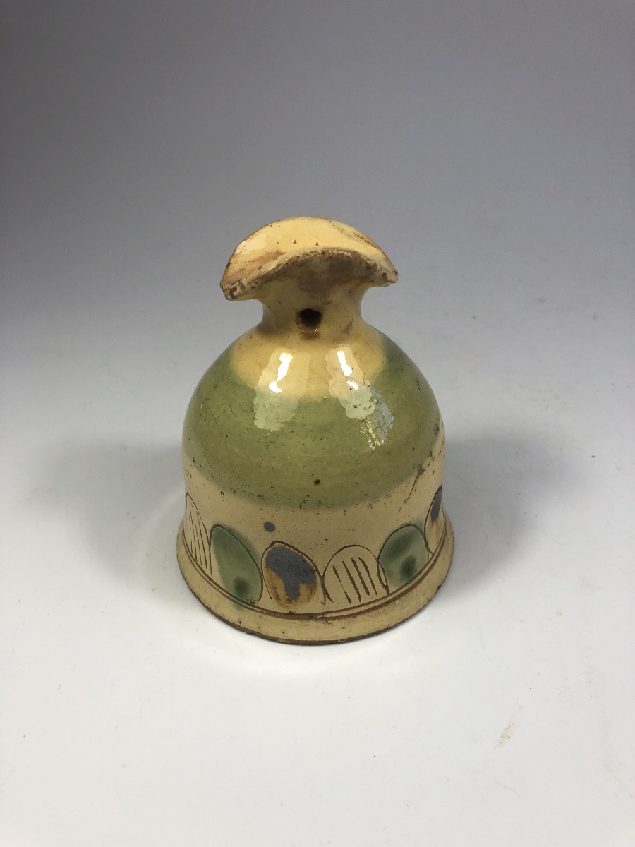 Gérard Lachens clochette terre vernissée céramique 