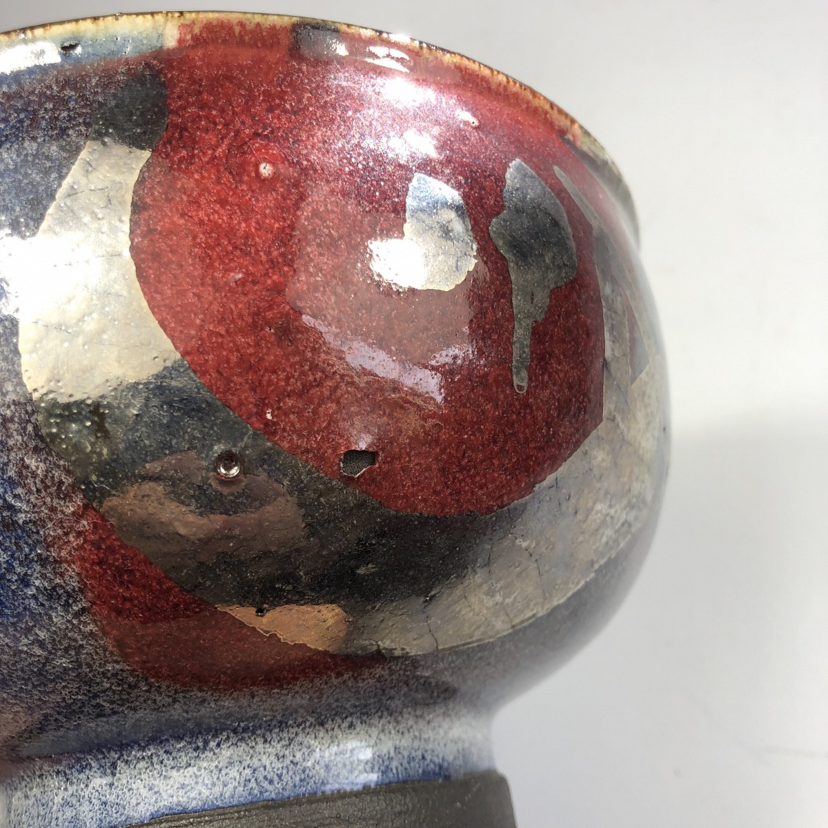 Eduardo Constantino Stoneware Bowl, Signed Ceramic-photo-3