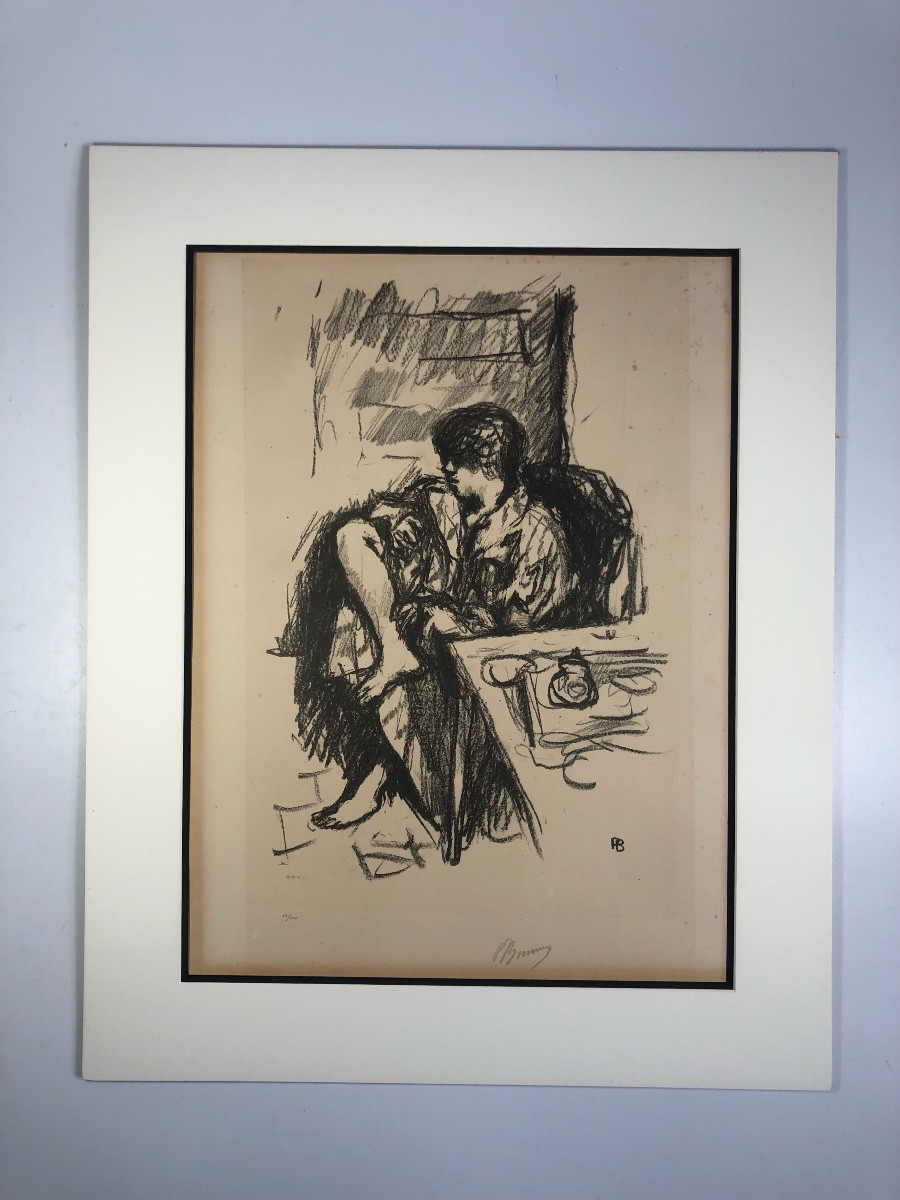 Pierre Bonnard "the Seated Toilette" Signed And Numbered Engraving, 1925