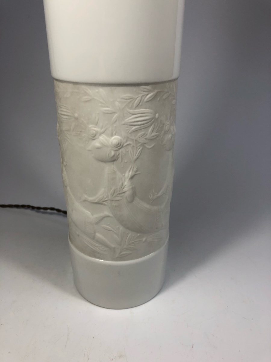 Bjorn Wiinblad grande lampe porcelaine design signée Rosenthal céramique-photo-2