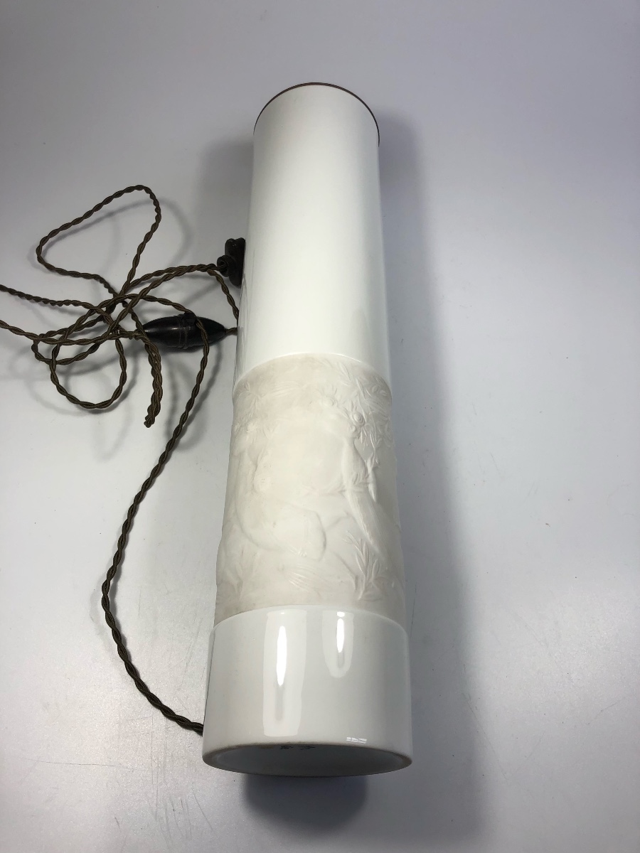 Bjorn Wiinblad grande lampe porcelaine design signée Rosenthal céramique-photo-3