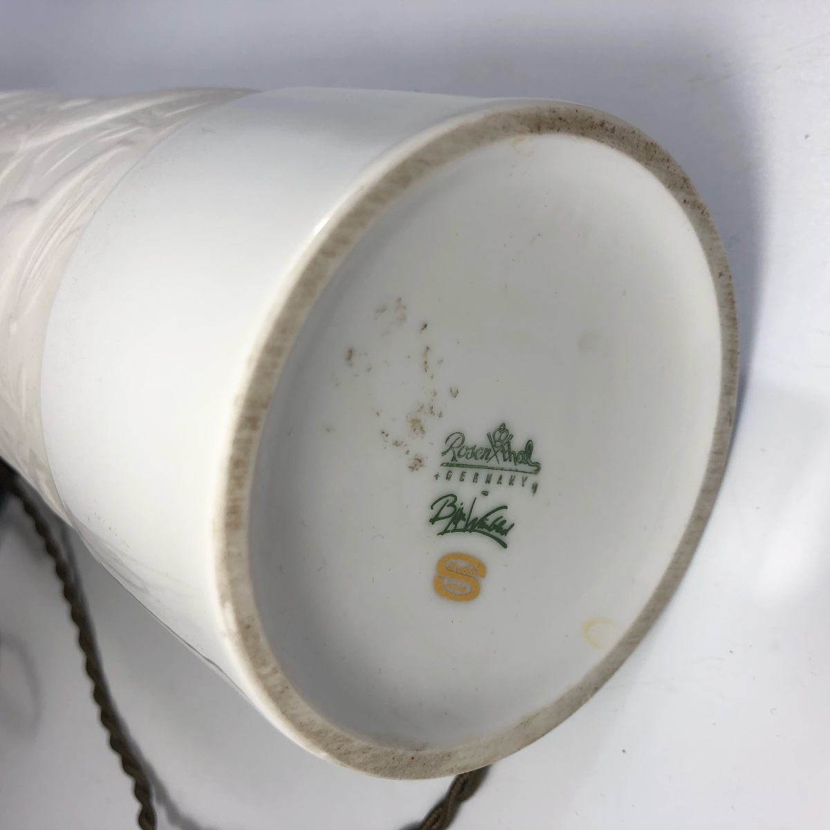 Bjorn Wiinblad grande lampe porcelaine design signée Rosenthal céramique-photo-4