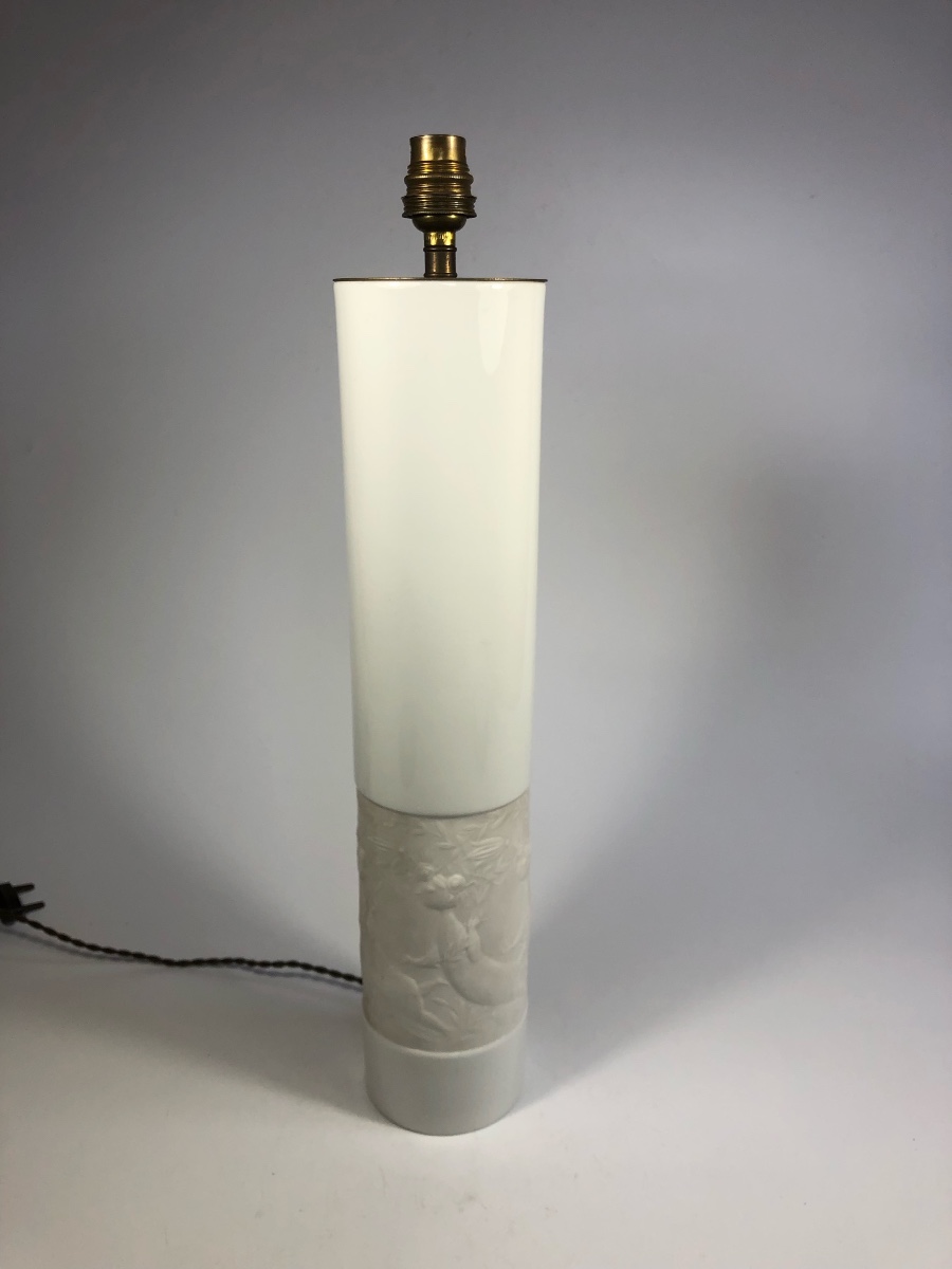 Bjorn Wiinblad grande lampe porcelaine design signée Rosenthal céramique