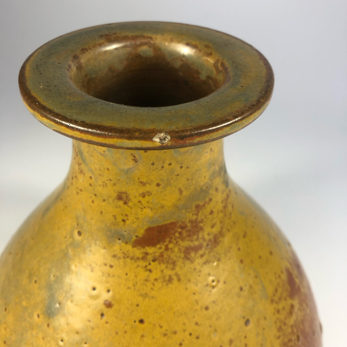 Paul Bonifas Large Pansu Vase Stoneware Art Deco Switzerland Ceramics-photo-3