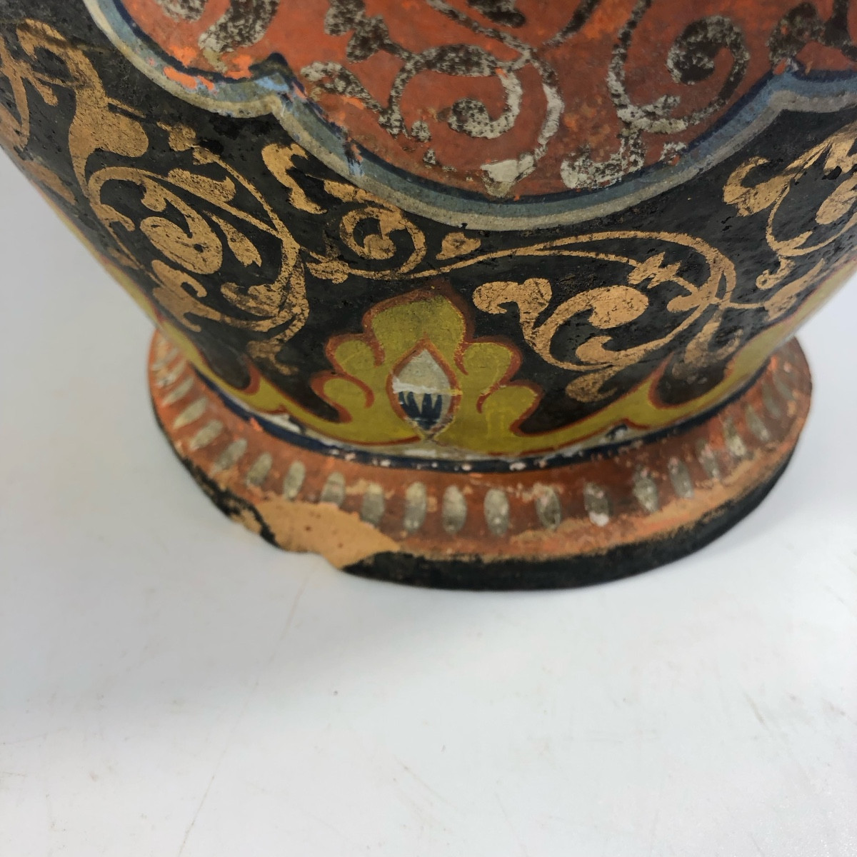 Darbouka Pottery Signed Algiers 19th Century Algeria Art Deco Ceramics-photo-2