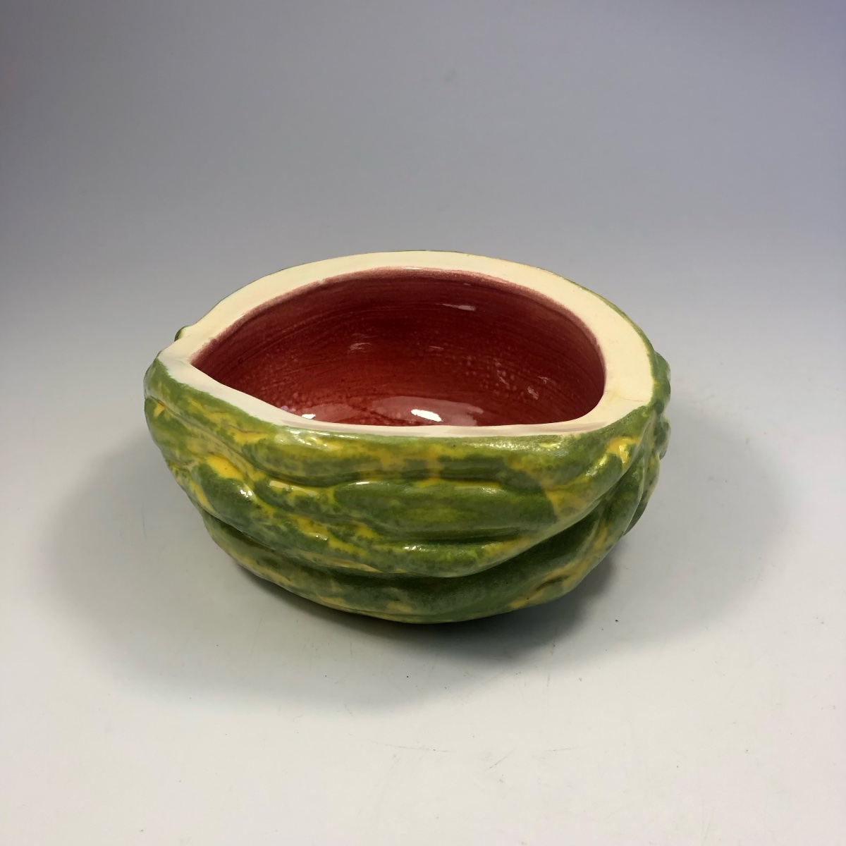 Pol Chambost Signed Cup Watermelon Ceramic 1950