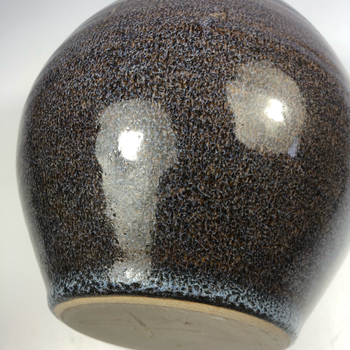 Daniel De Montmollin Vase Stoneware Signed Ceramic Taizé Ceramic-photo-2