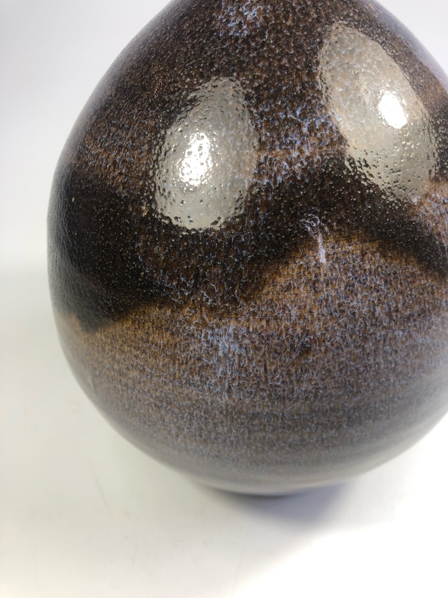 Daniel De Montmollin Vase Stoneware Signed Ceramic Taizé Ceramic-photo-4