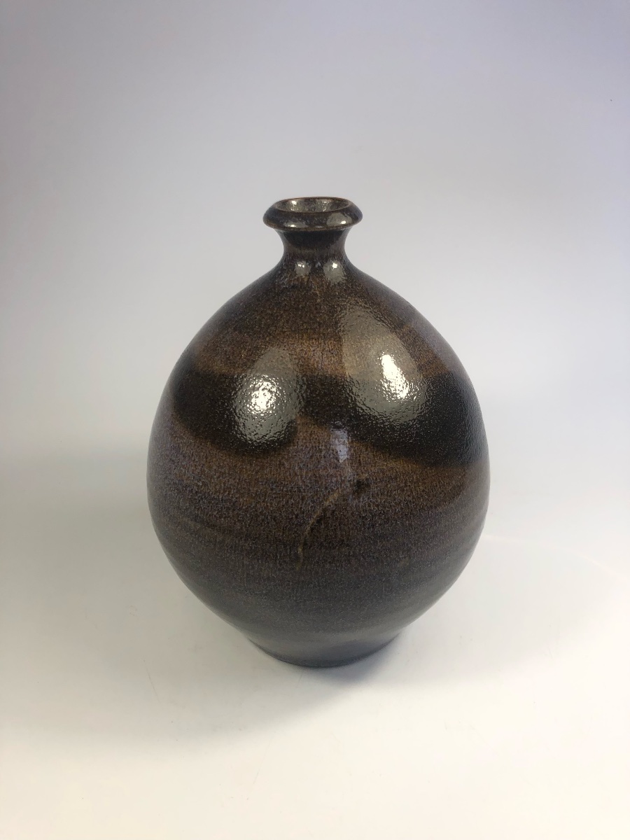 Daniel De Montmollin Vase Stoneware Signed Ceramic Taizé Ceramic