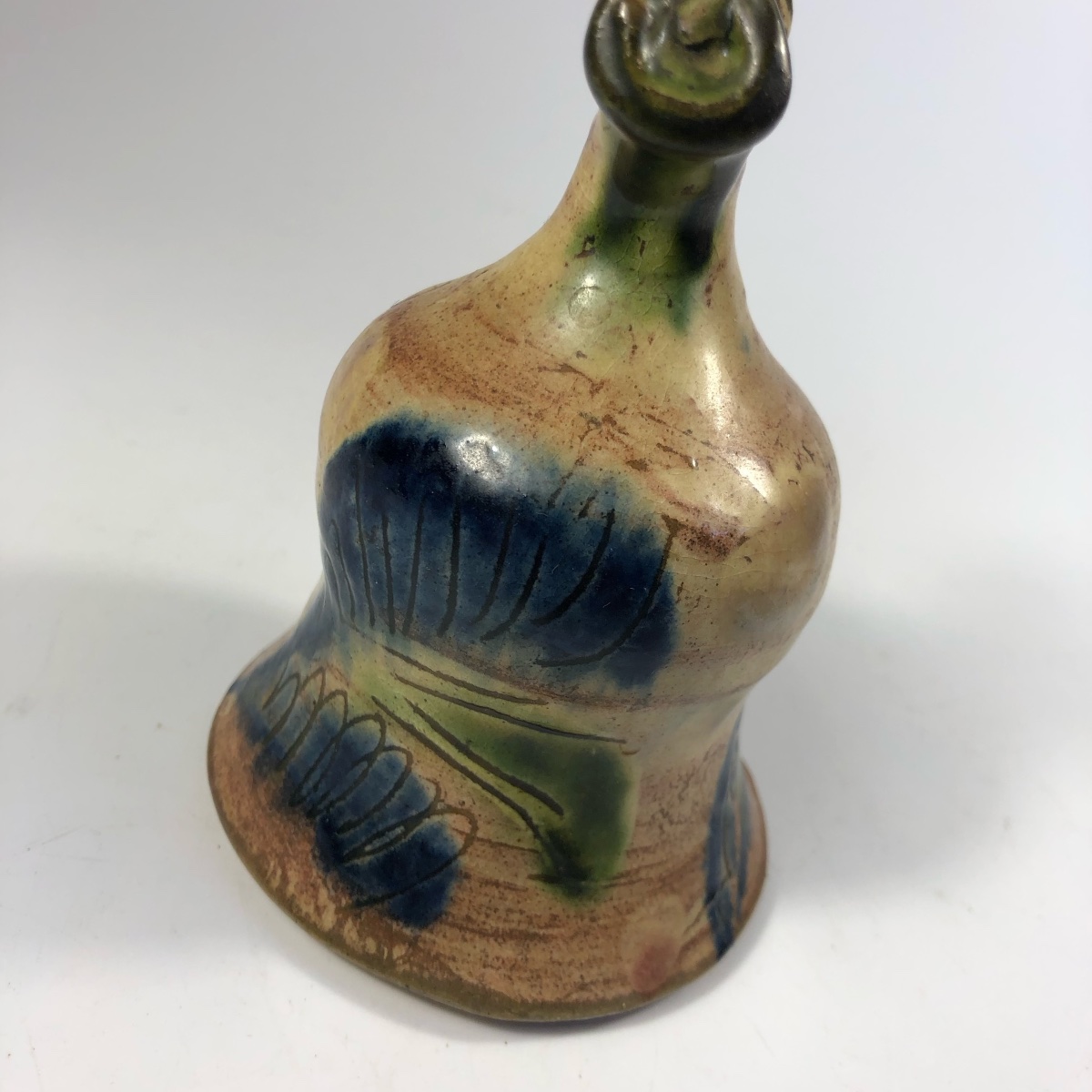 Gérard Lachens, Anthropomorphic Bell, Signed, Glazed Earthenware Ceramic -photo-2