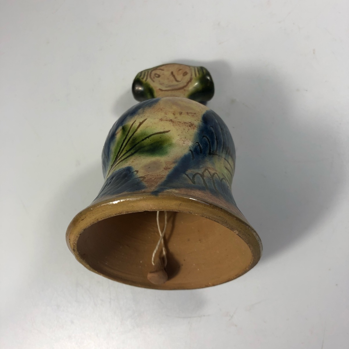 Gérard Lachens, Anthropomorphic Bell, Signed, Glazed Earthenware Ceramic -photo-3