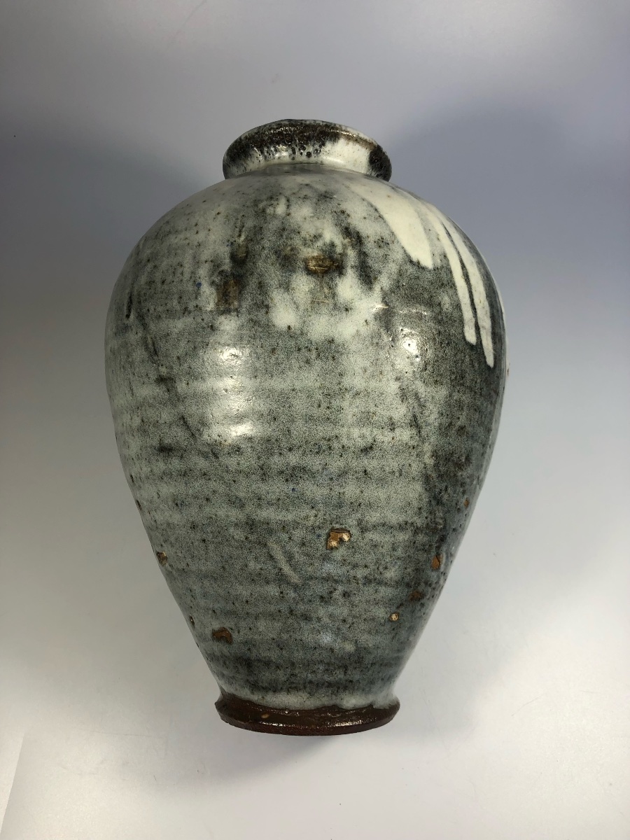 Georges Sybesma, Large Stoneware Vase Signed La Borne Céramique-photo-4