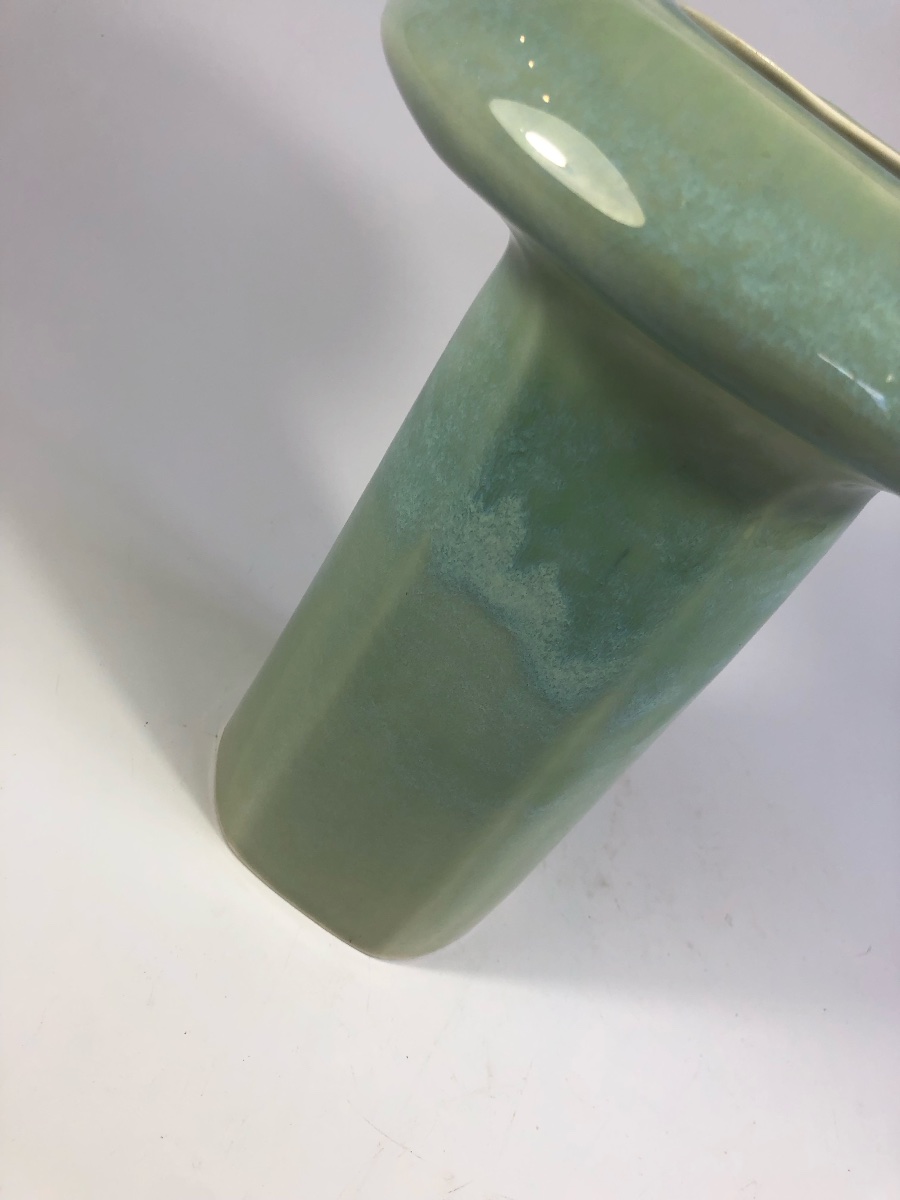Marie-madeleine Boucraut Rare Celadon Porcelain Vase -photo-3