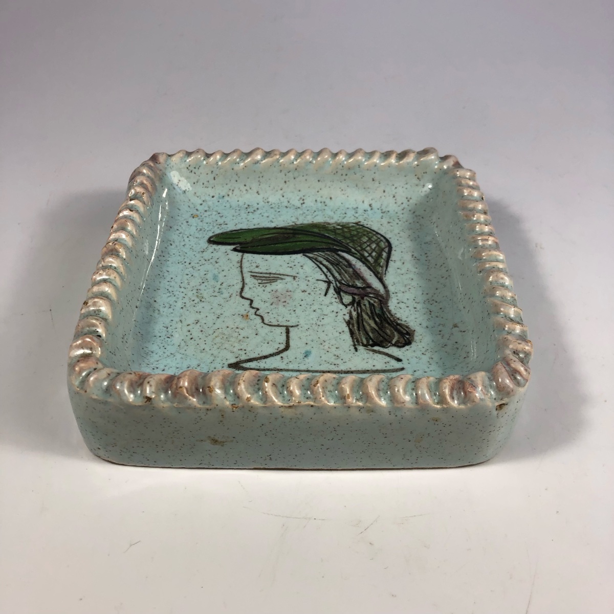 Paul Pouchol, Signed Ceramic, 1950, Paris-photo-3