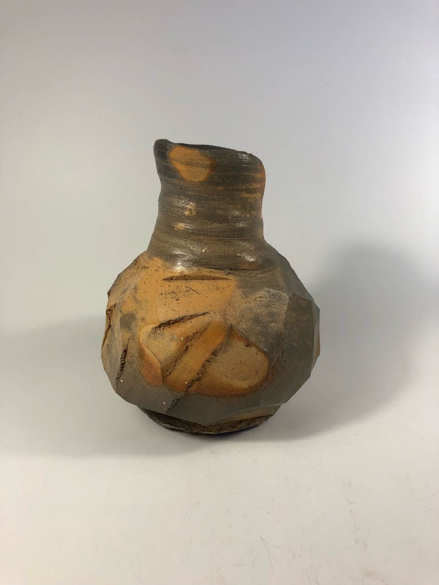 Seungho Yang vase bouteille signé grès La Borne céramique