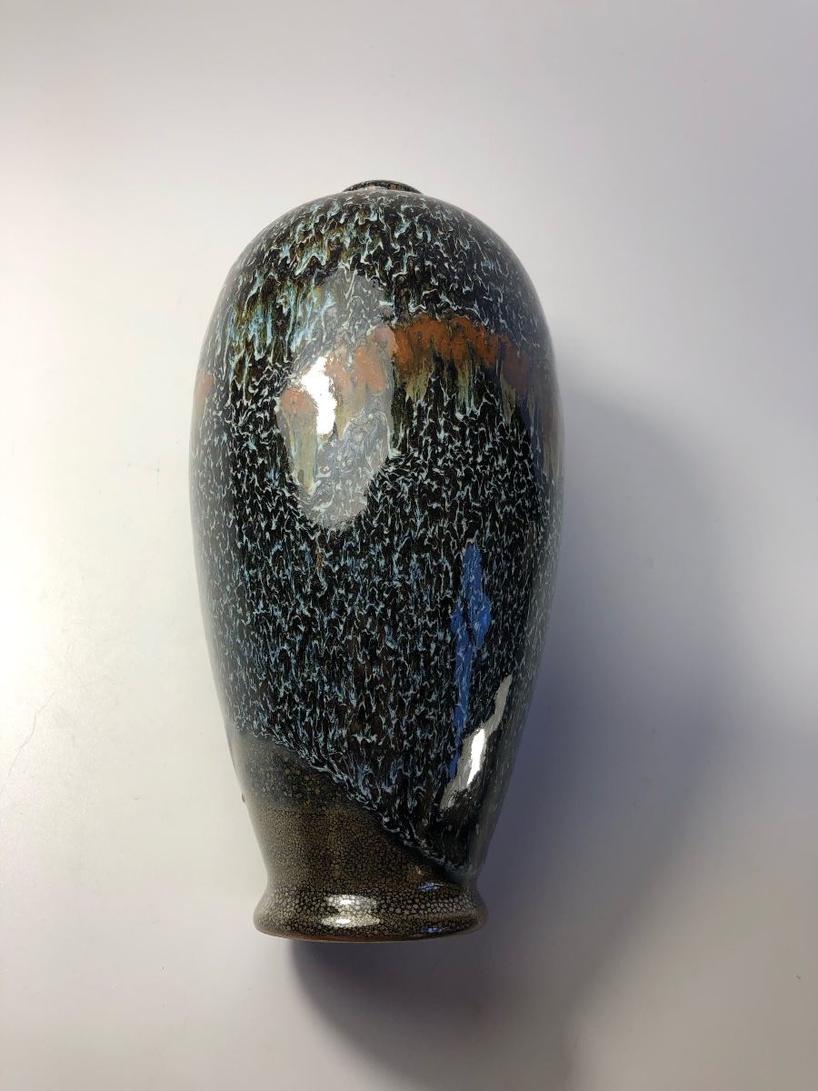 Daniel De Montmollin, Signed Stoneware Vase Taizé Ceramics-photo-3