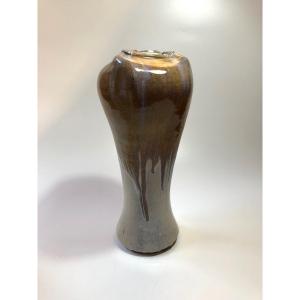 Jean Jacquinot Grand Vase Grès La Borne  Céramique