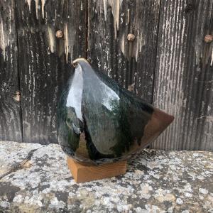 Roger Collet rare sculpture oiseau Vallauris céramique