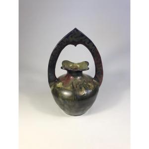 Alfred Renoleau vase irisé hispano-mauresque Angoulème