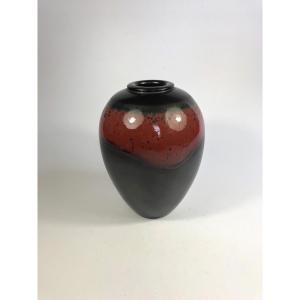 André Pelt Signed Ceramic Stoneware Vase 23 Cm