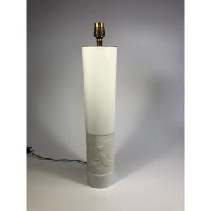 Bjorn Wiinblad Large Design Porcelain Lamp By Rosenthal Ceramic