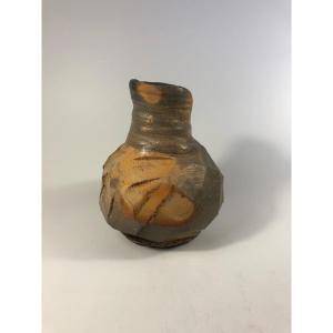Seungho Yang vase bouteille signé grès La Borne céramique